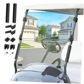 Aix Du00290 Club Car Windshield Golf Cart Compatible With Transparent