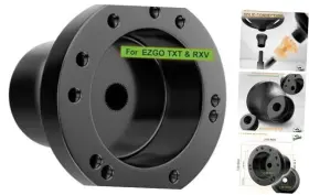 Xd-0019 Aix Golf Cart Steering Wheel Adapter For Ezgo Txt And Rxv With 5-6 Holes