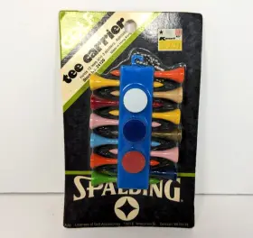 24120 Ajay Spalding Golf Tee Carrier Ball Spotter Bag Accessory Hong Kong Sealed Vtg 24120 Ajay Spalding Golf Tee Carrier Ball Spotter Bag Accessory Hong Kong Sealed Vtg