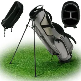 Rui76 Ak System Ultra-lite Golf Stand Bag - 3 Lbs 4 Way Divider Portable Club Gray