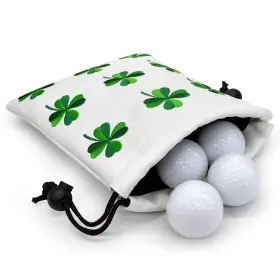 Aliennana 770264718231 Golf Valuables Pouch - Leather Tee With Drawstring Closure Portable Go