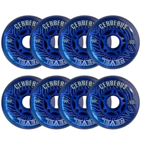 Alkali 848167088604 Hilo 4-76mm/4-80mm 74a X-soft 76a Inline Roller Hockey Wheels 8 Pack