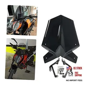 Allroundsupplier 770523224862 Motorcycle Windshield Windscreen Visor Viser Deflector For Ktm Duke 125 390