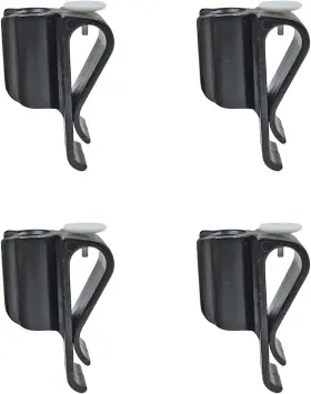 B09728j28w Am Golf Club Bag Clips On Putter Clamp Holder Organizer Value Durable Plastic Black