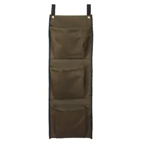 As3pktsbrn American Supply 3 Pockets Cart Caddy Bag Color Brown