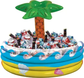 393092 Amscan Inflatable Palm Tree Oasis Cooler