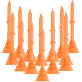 Amy Sport 726312113640 Golf Tees Plastic 3 1/4 Inch Upgrade 30 Pcs In Orange