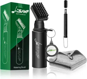 Anpty 445016223273 Joisawf Golf Club Cleaning Kit With Water Brush Pro Towel And Groove Sharpen