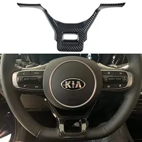 20k5-fxplp-01 Aokio Steering Wheel Trim For 2020 2021 2022 Carbon Color