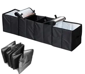 Apsg 426846964901 Collapsible Car Trunk Organizer 4 In 1 Auto Truck Storage Container Fol