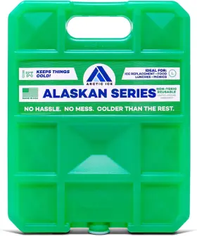 Arctic Ice 745734306157 Alaskan Series Long Lasting Reusable Large 2.5 Lbs Green