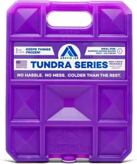 Arctic Ice 745734306188 Tundra Series Long Lasting Reusable Pack X-large 5 Lbs Purple