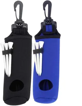 Asenver 726084925441 2 Pack Golf Ball Carry Bag Tee Holder Pouch With Light Weight Hook Portable