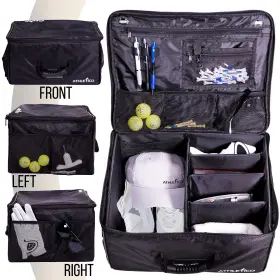 Athletico 819615020613 Golf Trunk Organizer Storage - Car Locker To Store Accessories Co
