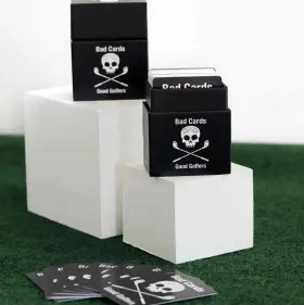 Bad Cards Llc 860008708922 New Fore Good Golfers Interactive Golf Card Game