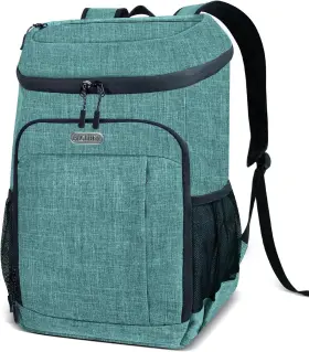 Green-2 Baglher 676431678622 Cooler Backpack Leakproof 30 Cans Standard Model