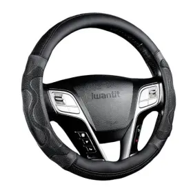 Am2024swc03 Baiyuan Car Steering Wheel Covers With 3d Silicone Honeycomb Anti-slip Design And