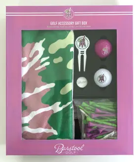 Barstool Sports 810082786903 Golf Ladies Accessory Gift Box Balls Tees Towel Marker
