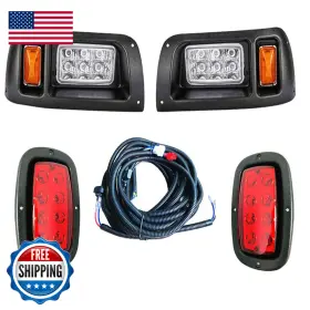 B095k3g4sg Beacc Club Car Ds Led Light Kit Headlights Tail Lights For Gas