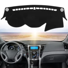Be-a2-ci04611bk Berksyde Dashboard Dash Cover Mat Carpet Compatible With 2011 2012 2013 2014 Hyundai S