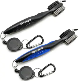 Bettgolf 726084848450 Pack Of 2 Golf Club Brush And Groove Cleaner Brushes In For Shoes/g