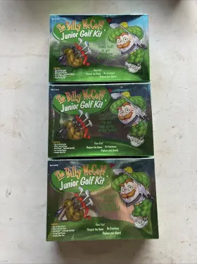 Billy Mcgolf 312090001013 The Junior Golf Kit Set Of 3 2 Sealed 1 Open