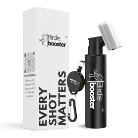 Bb-blk-clubcleaner-01 Birdie Booster Pro Golf Club Brush Cleaner With Retainer Clip And Spray Water Bottle - 8.6 I