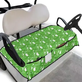 Biy-ysfa4459czc80-1-10 Biyejit Golf Cart Seat Covers With 4 Pockets Towel Blanket Fit