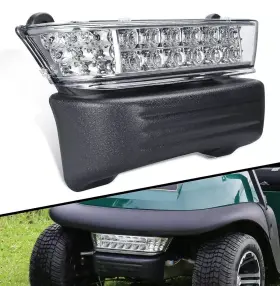 Blogole 445050196182 2004-up Golf Cart Club Car Led Head Light With Bumper Replacement/upgrade