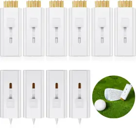 Lru-bokon-704 Bokon 10 Pcs Retractable Golf Club Brush Cleaner Groove Portable Double Si