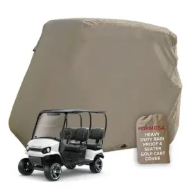 Bondvast 709504988882 Formosa Heavy Duty Golf Cart Cover 4 Passenger Extended Roof Premium Taupe Bondvast 709504988882 Formosa Heavy Duty Golf Cart Cover 4 Passenger Extended Roof Premium Taupe