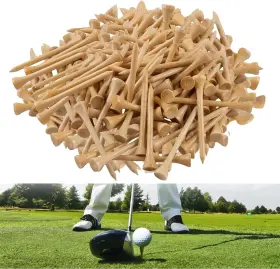 1000golftees Brand Kllsmdesign 1000pcs Per Pack Natural Bamboo Golf Tees 2.75 Inch 1000 Original Nature