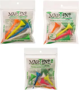 Brand Martini 681276112958 Golf Tees - 3 1/4 Inch / 2 3/4 Mixed Colors 16