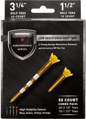 4347374245 Brand Maxfli Performance Series Low Resistance 3 1/4ftft And 1 1/2ftft Assorted Golf