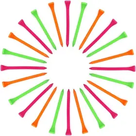 Brand Mr.foam 738629290600 Golf Tees - 30pcs 3 1/4 Inch Colorful Tall Reduce Side Spin And Friction