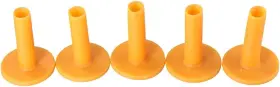 Atma2k65-b5 Brand Pokinge Atma2k65-b5/3ugqj 5pcs Rubber Golf Tee Holder Set 70mm Practice Tees Orange