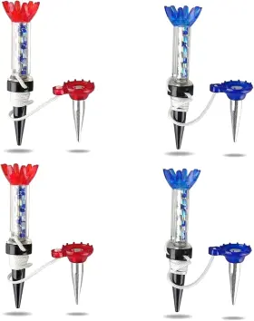 Brand Veasaers 796753693650 Golf Tees Unbreakable Plastic Magnetic 80 4 Pack Red&blue