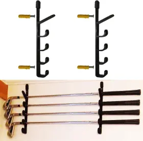 Branded01 313046676628 Golf Club Display Shelf Clubs Stand Wall Mounted Rack Storage Holder