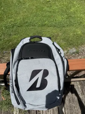 Scg411bk Bridgestone Golf Backpack Gray/black