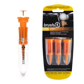 Brush-t 724680372614 Oversize 2.4 Inch Golf Tees - Orange 3 Packs Of