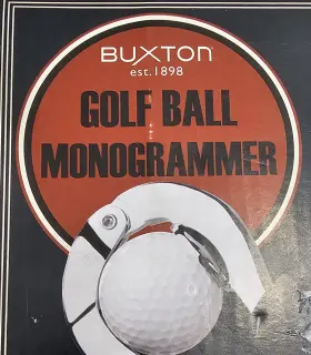 0441505866 Buxton Golf Ball Monogrammer Stainless Steel Portable Tool Set For