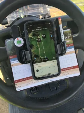 Caddie Buddy 309785801049 Golf Cart Steering Wheel Phone Mount/scorecard Pro