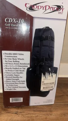 Cdx-10 Caddy Daddy Golf Travel Bag