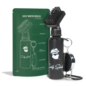 Caddy Splash 445040696692 Heavy Duty Golf Club Brush Cleaner With Retractable Clip Nylon Bri