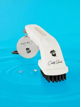 Caddy Splash 700433456602 Pro Golf Club White Water Brush With Retractor Clip Brand New