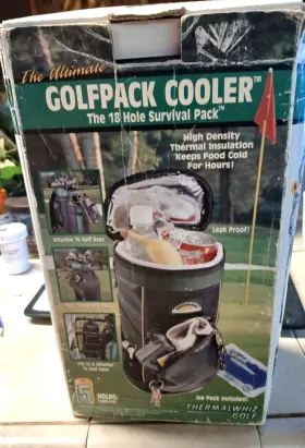 California Innovations 061282300509 Vintage The Ultimate Golfpack Cooler 1997 Never Used