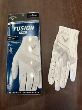 Callaway 197193034674 6 Womens Left Handed Medium Fusion Golf Gloves