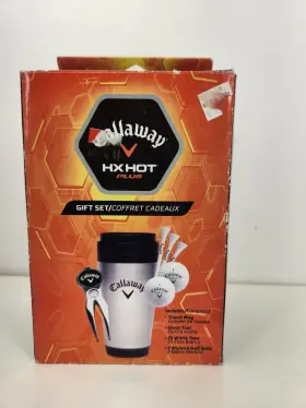 340559 Callaway Gift Set Bundle Divot Tool Bottle Opener Travel Mug Warbird Golf Balls 340559 Callaway Gift Set Bundle Divot Tool Bottle Opener Travel Mug Warbird Golf Balls