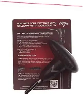 5916812 Callaway Golf Club Loft And Lie Adjustability Hand Tool Torque Wrench