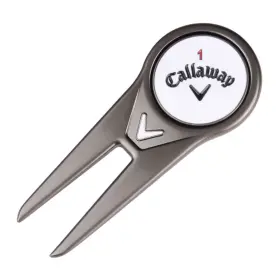 5923008 Callaway Double Prong Divot Tool - Gun Metal